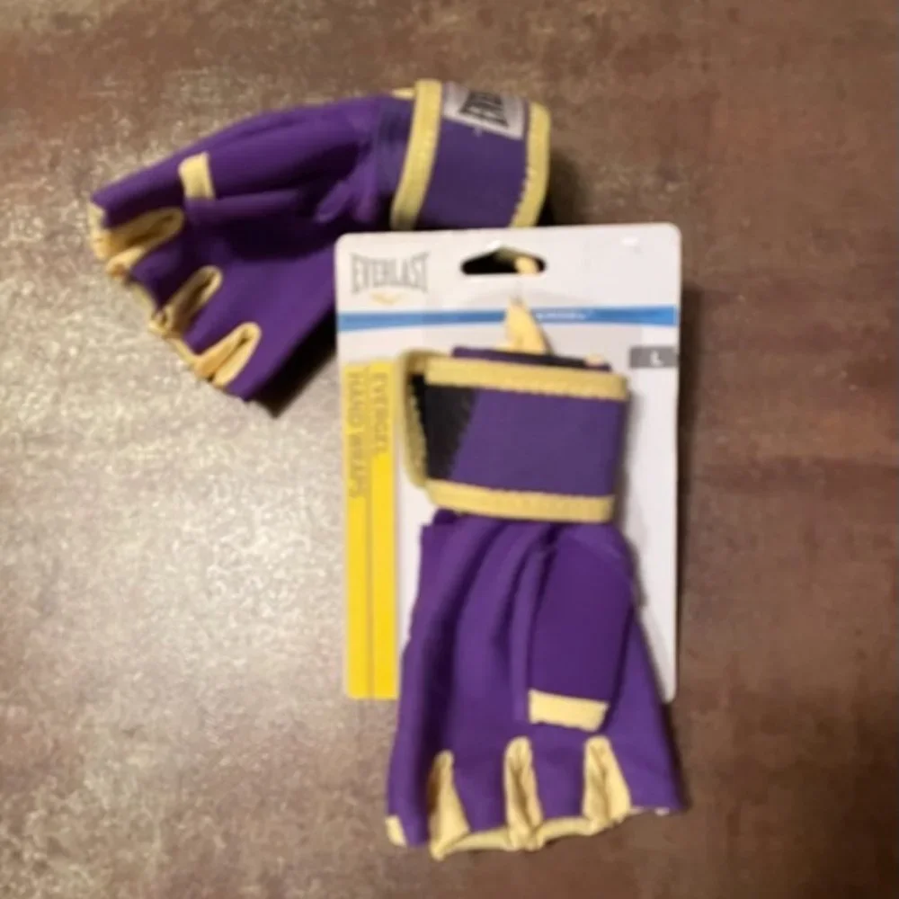 Everlast Purple Evergel Hand Wrap - L- Unisex *NWT*